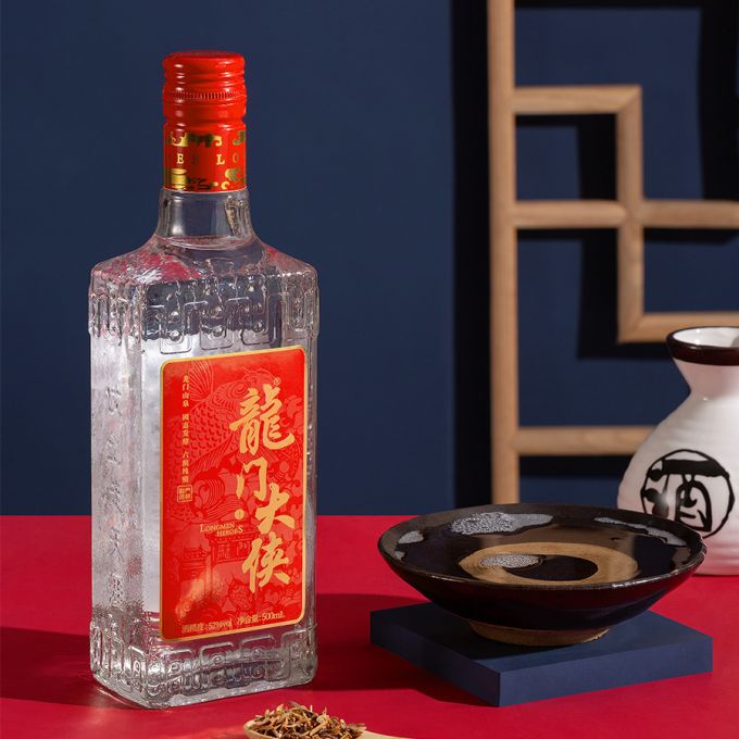 龙门大侠文化小酒 红标52度 浓香型高度白酒